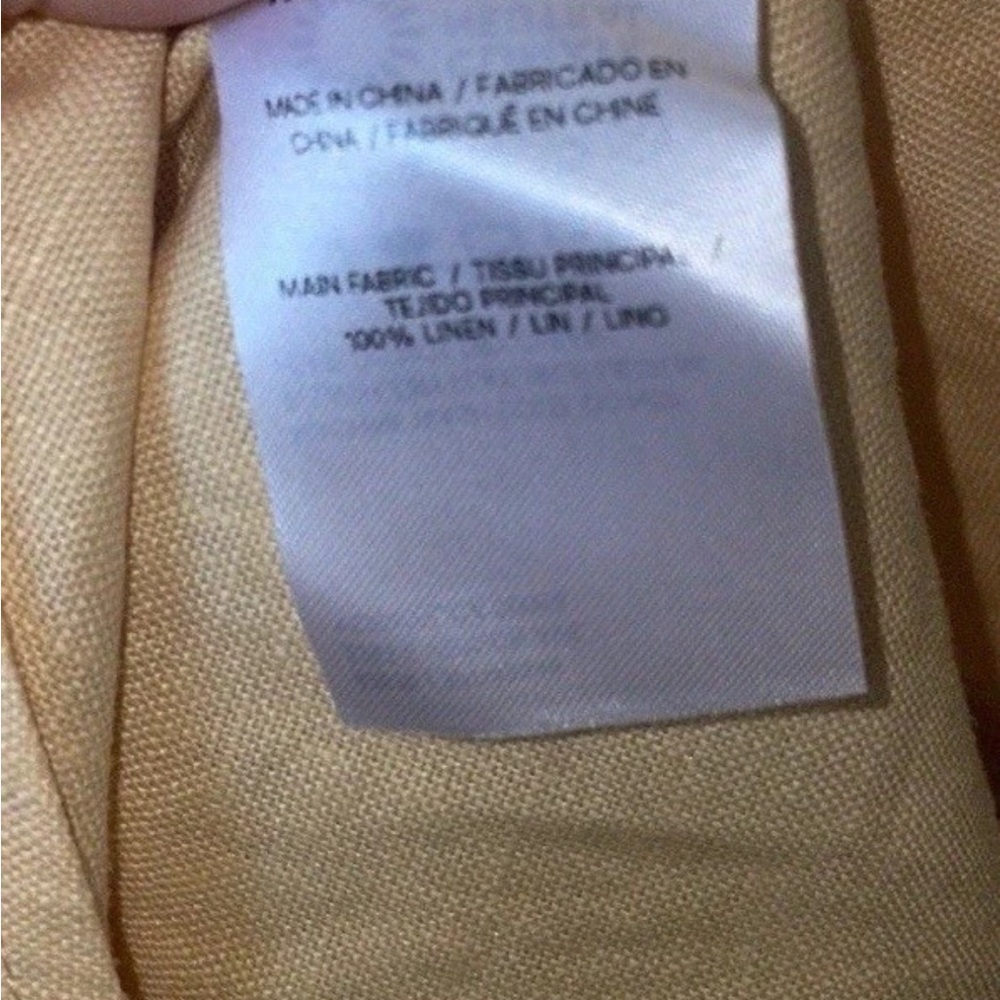 NWOT, Reformation Butter Yellow 100% Linen Dress, Maxi Ankle, 8, Light, Feminine - Picture 9 of 9